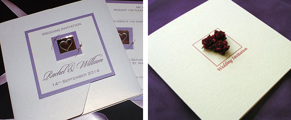Purple Mpuntain Designs and RJ Wedding Stationery