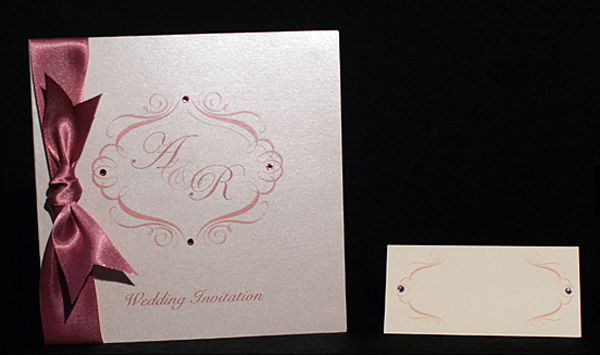 Handmade wedding invitations by Inspired Invites