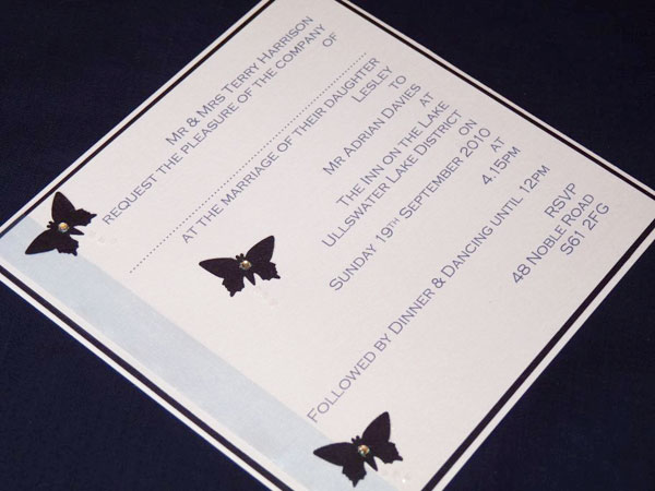 Butterfly Wedding Invitations