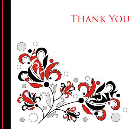 Black and red wedding contemporary invitations