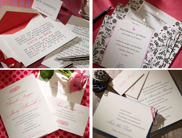 Letterpress wedding invitation - Ottoman