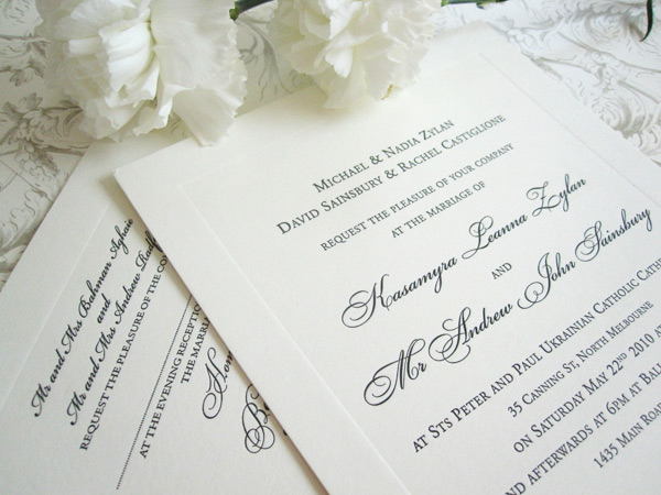Wedding invitations uk letterpress