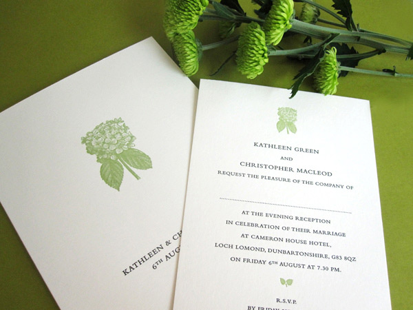 Letterpress Wedding Invitations