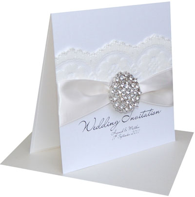 Opulence Ivory Wedding Invitations by Made With Love Designs