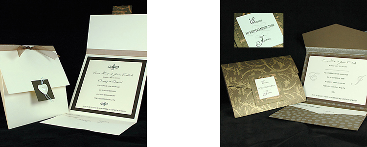 Pocketfold Wedding Invitations Wallets and Envelopments 