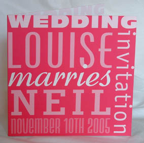 wedding invitations