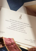 ribbon invitations