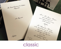 Letterpress Wedding invitations