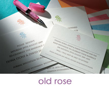 Letterpress Wedding invitations