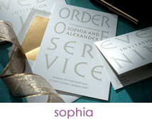 Letterpress Wedding invitations