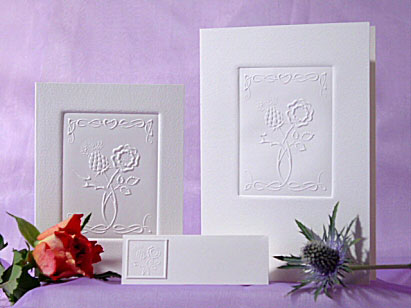 Embossed Wedding Invitations