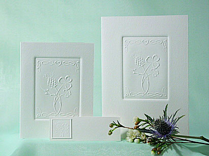 Embossed Wedding Invitations
