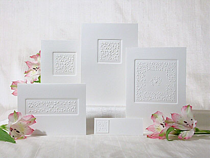Embossed Wedding Invitations
