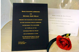wedding invitations