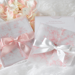 CCA pink wedding invitations