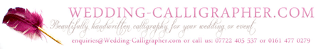 The Wedding calligrapher - Wedding Invitations and Stationery