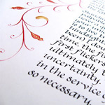 calligraphy invitations