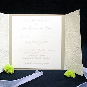 contemporary wedding invitations