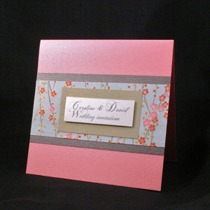 contemporary wedding invitations