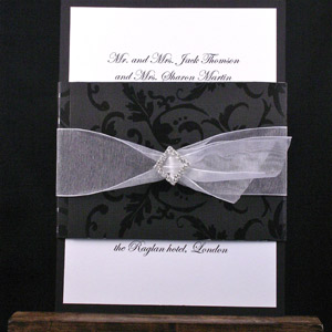 contemporary wedding invitations