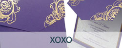 XOXO Designs - contemporary wedding invitations