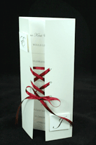 ribbon invitations