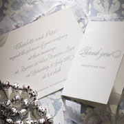 Calligraphy Letterpress Invitation