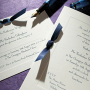 Imperial ribbon invitation