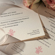 Motif Letterpress Invitation