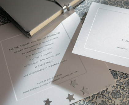 New Bond St traditional invitation