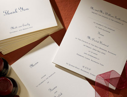 Park Avenue traditional invitation