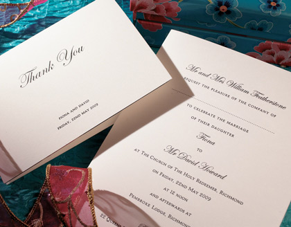 Regency traditional invitation