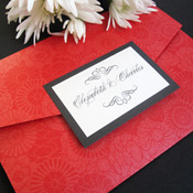 Pocketfold Wedding Invitation - Bloomsbury