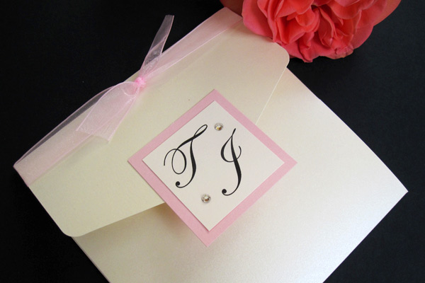 Savoy pocketfold invitation