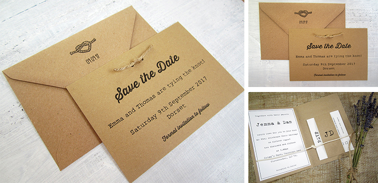 We're Tying the Knot Save tthe Date Card We're Tying the Knot wedding invitation