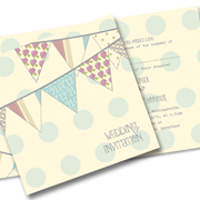 Bunting vintage design by Xoxo